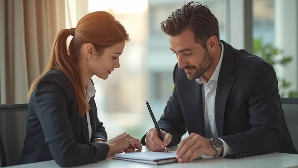 Профессиональное фото двух человек на встречи наставника и ученика в офисе
